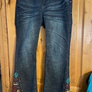 cowgirl tuff Southwest trouser 34 x 33